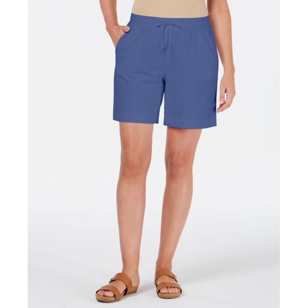 Karen Scott Knit Drawstring Shorts